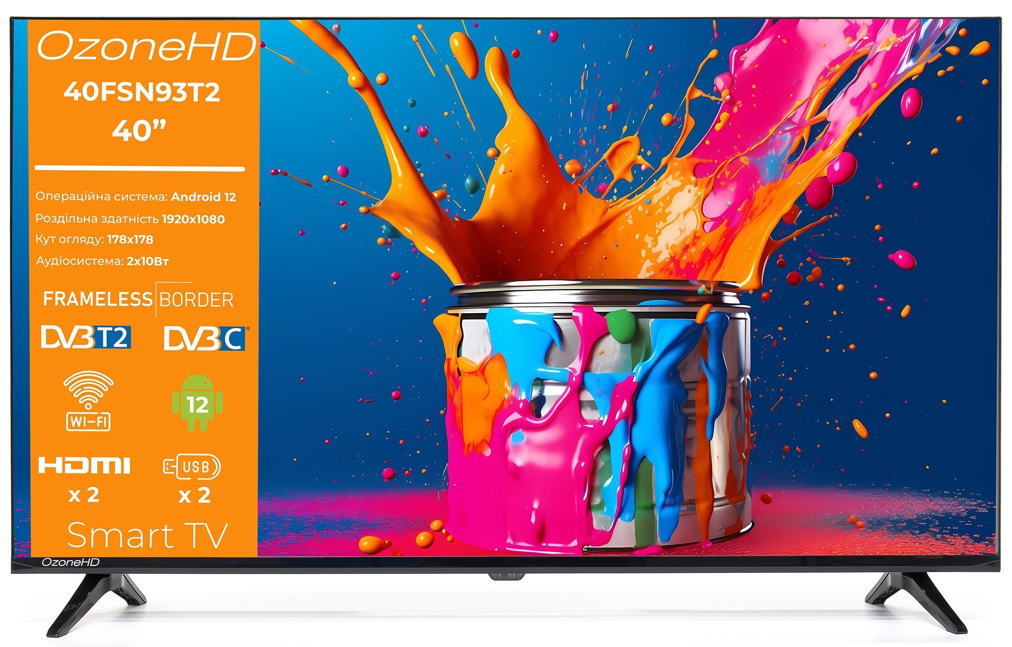 Телевізор OzoneHD 40" (40FSN93T2)